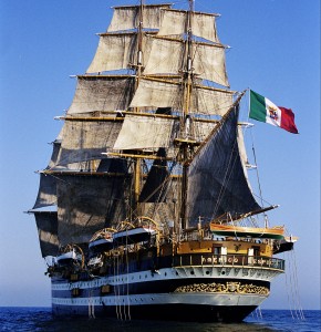 Vespucci in navigazione