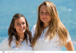 Classe 470 W - Roberta Caputo (a sinistra) e Alice Sinno (a destra) - Foto Fabio Taccola©
