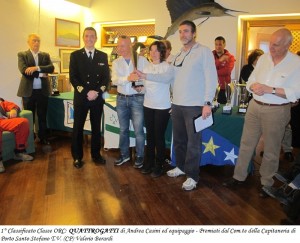 1° classificato classe ORC - ACR