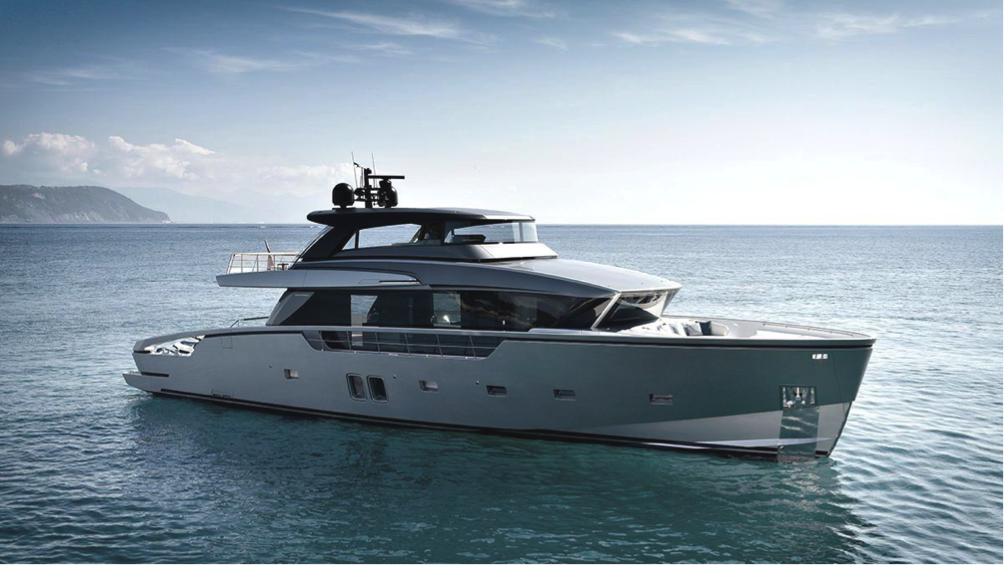 Sanlorenzo al Dubai International Boat Show 2022 con SX88 