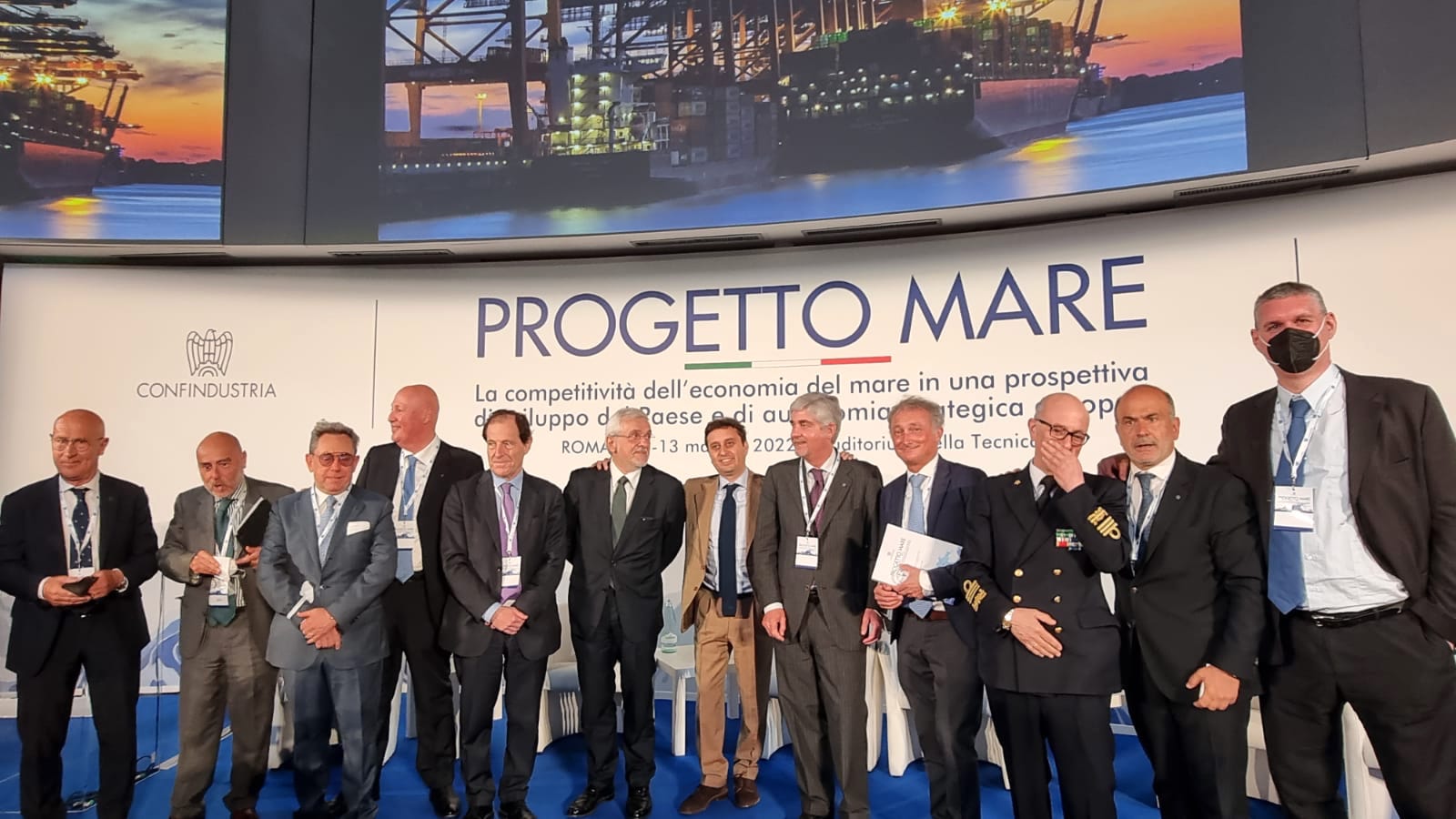 Economia del Mare – Progetto Mare :la presentazione del rapporto delle proposte, le analisi e gli approfondimenti sull’economia del mare, riunisce a Roma il sistema Confindustriale.