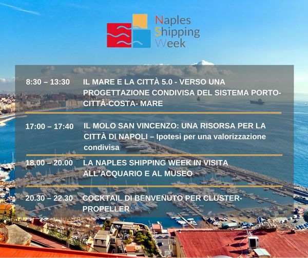 Economia del mare : al via oggi la V edizione della Naples Shipping Week.