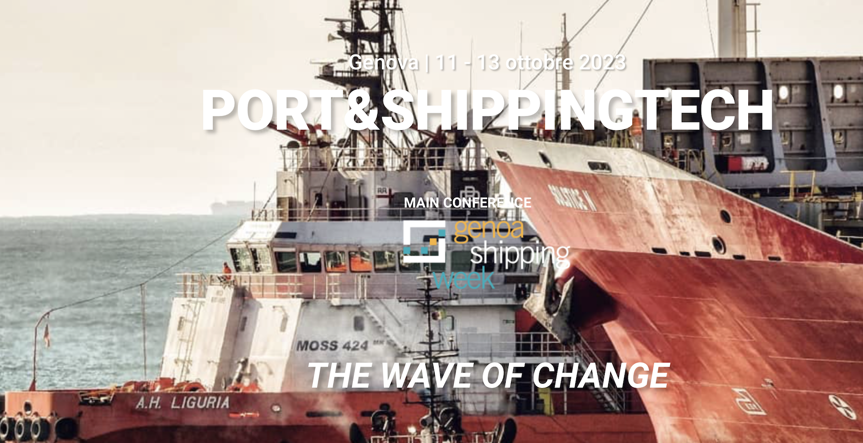 Dall’11 al 13 ottobre 2023 a Genova la XV edizione di Port&ShippingTech