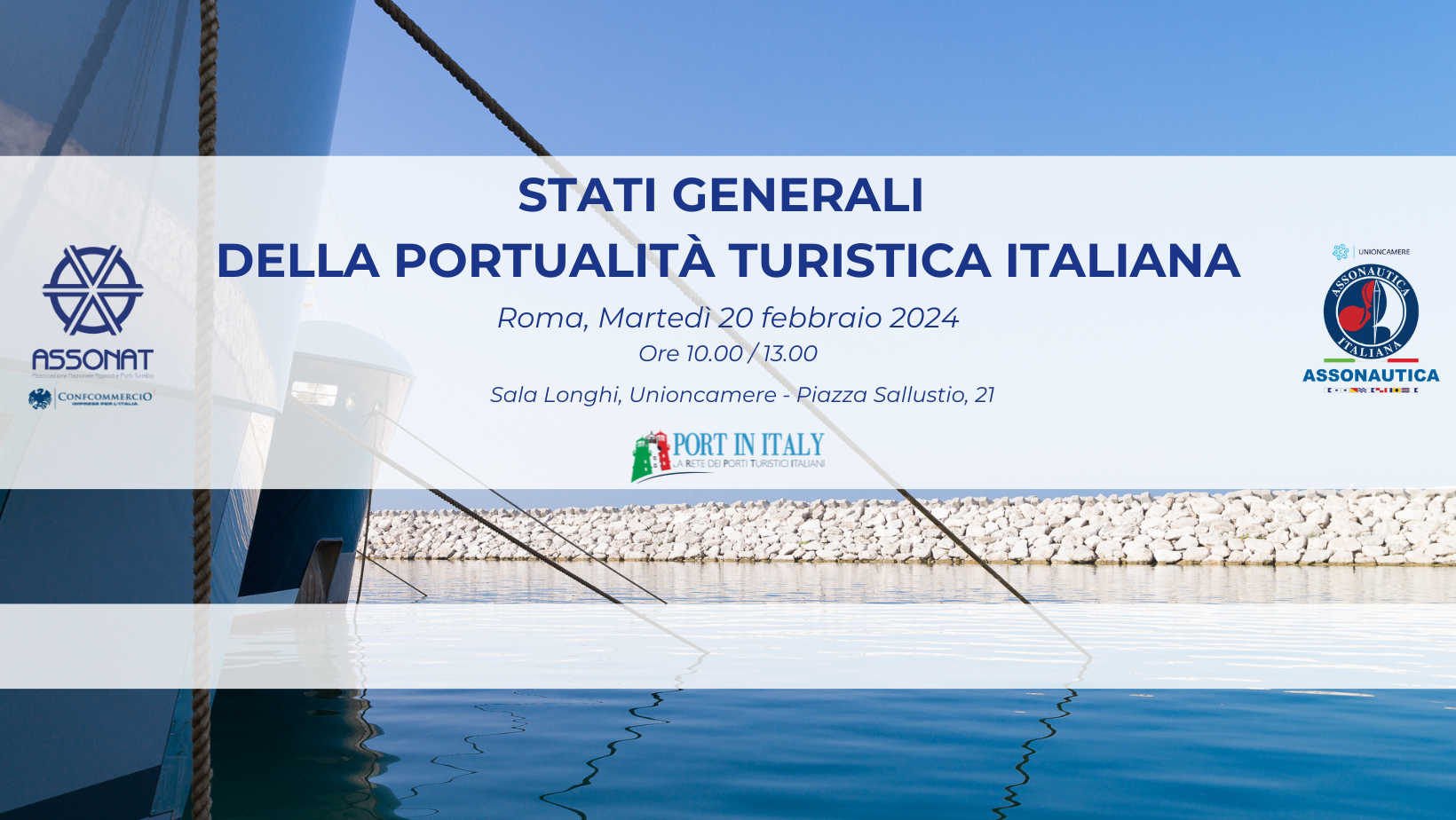 Stati Generali della Portualità Turistica Italiana: inizia il conto alla rovescia