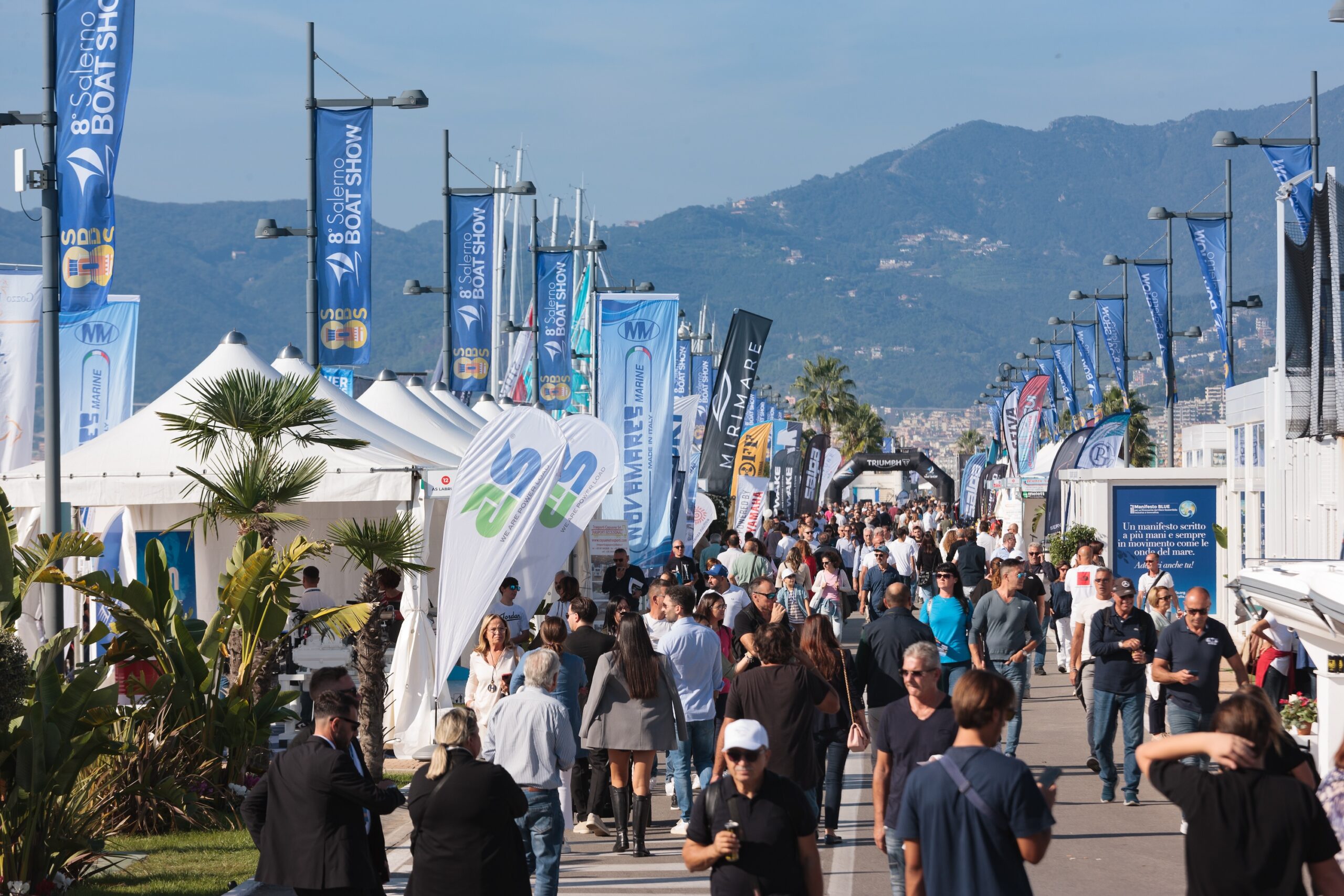 Record di visitatori al Salerno Boat Show: circa 25.000 presenze nei primi tre giorni del Salone